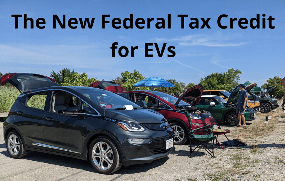 The New Federal Tax Credit for EVs